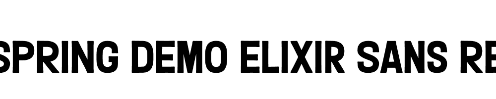  DEMO Elixir Sans Regular