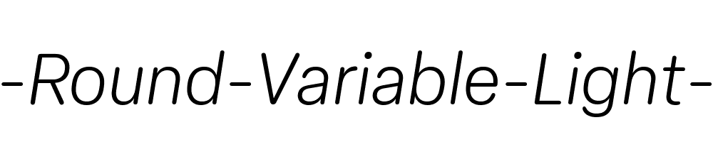 Elza-Round-Variable-Light-Italic