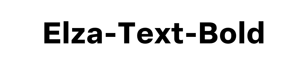 Elza-Text-Bold