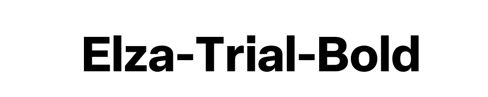 Elza-Trial-Bold