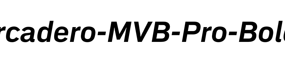 Embarcadero-MVB-Pro-Bold-Italic