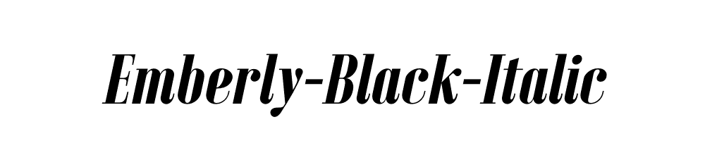 Emberly-Black-Italic