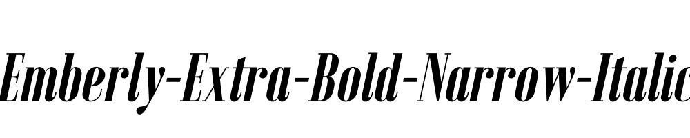 Emberly-Extra-Bold-Narrow-Italic