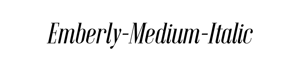 Emberly-Medium-Italic