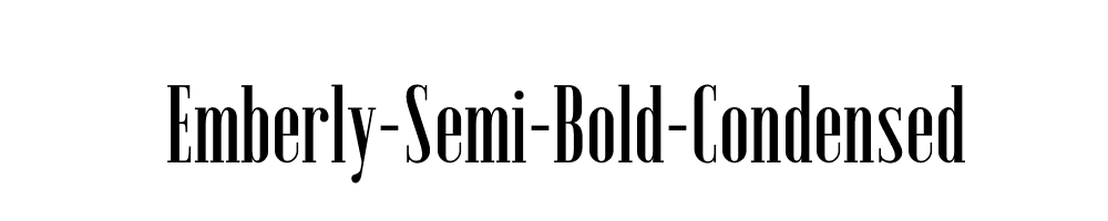 Emberly-Semi-Bold-Condensed