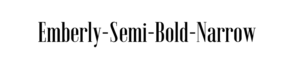 Emberly-Semi-Bold-Narrow