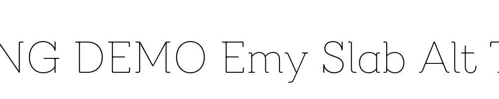  DEMO Emy Slab Alt Thin Regular