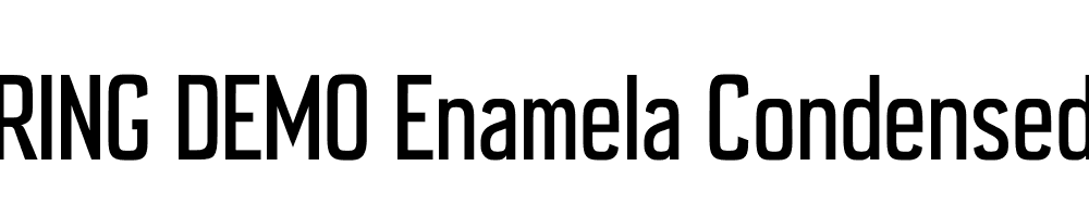  DEMO Enamela Condensed Regular