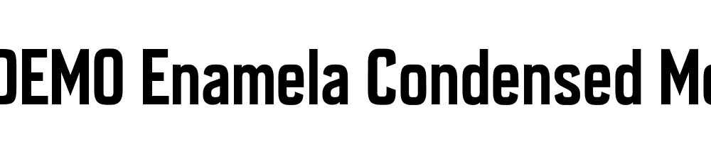  DEMO Enamela Condensed Medium Regular