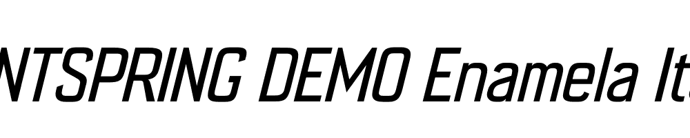  DEMO Enamela Italic