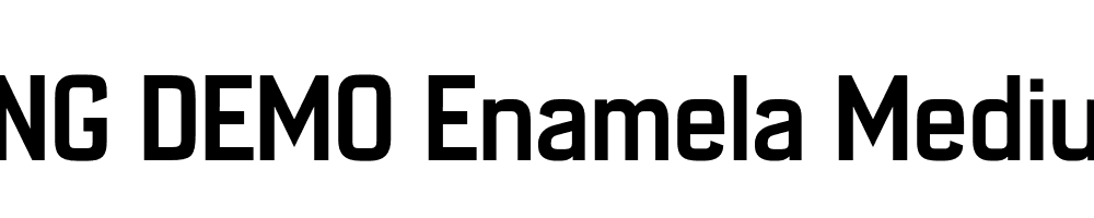  DEMO Enamela Medium Regular