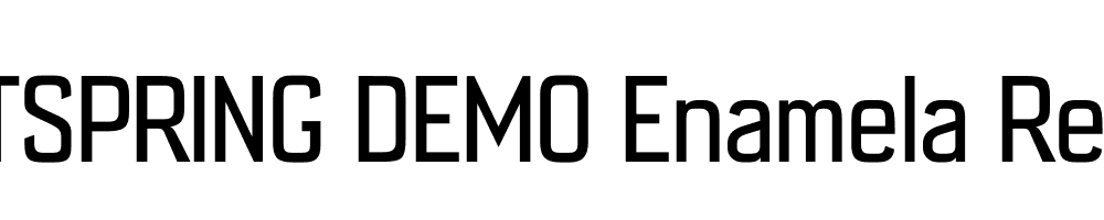  DEMO Enamela Regular