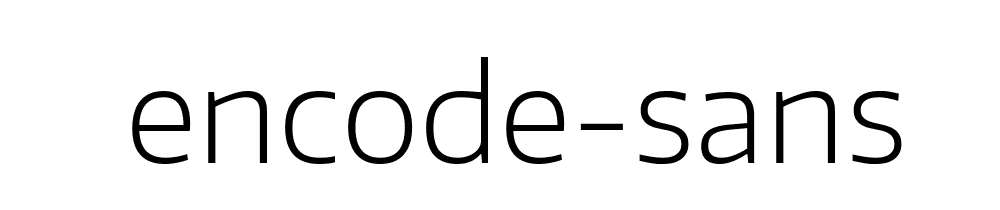 Encode Sans