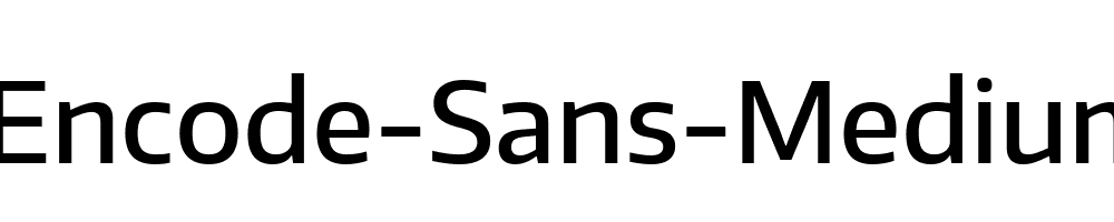 Encode-Sans-Medium