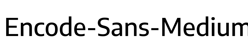 Encode-Sans-Medium