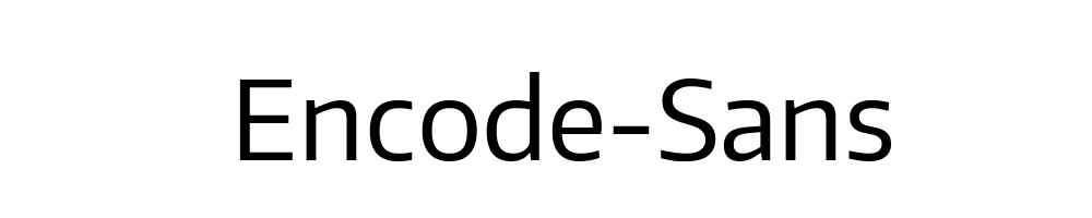 Encode-Sans