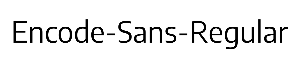 Encode-Sans-Regular