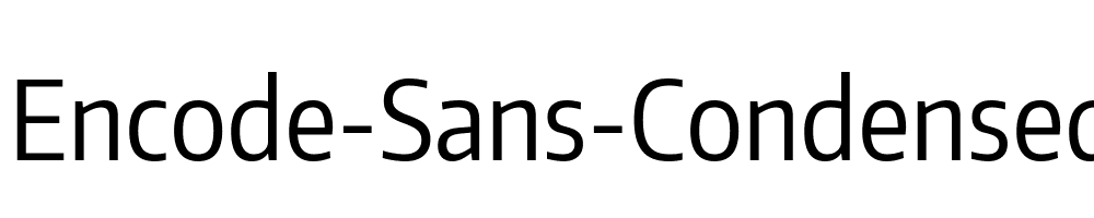 Encode-Sans-Condensed