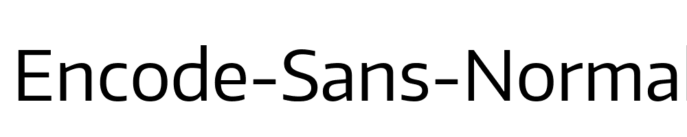 Encode-Sans-Normal