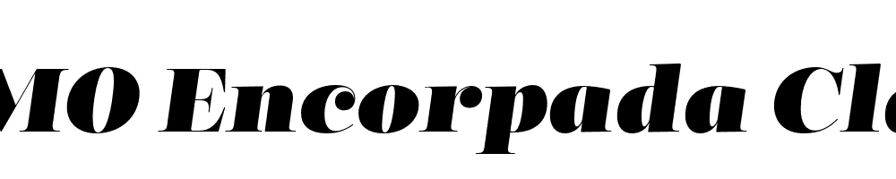  DEMO Encorpada Classic Black Italic