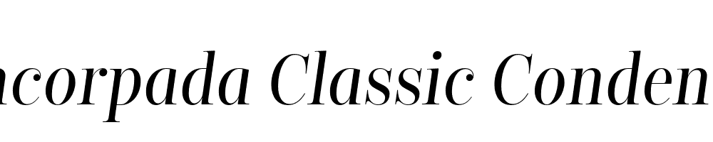  DEMO Encorpada Classic Condensed It Regular