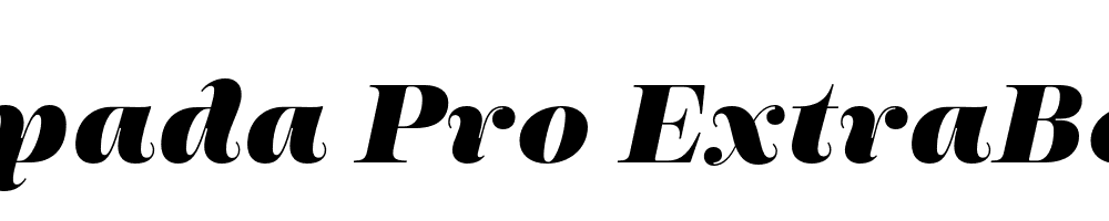  DEMO Encorpada Pro ExtraBold Italic Regular