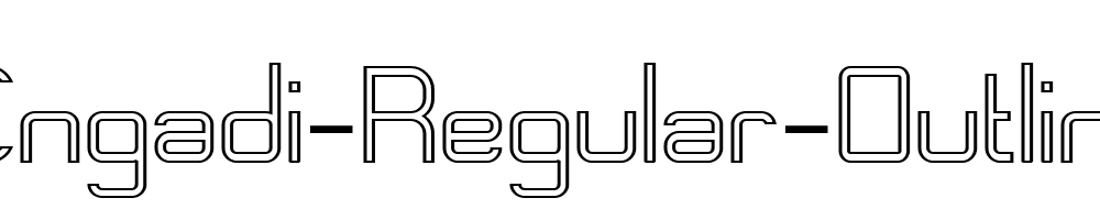 Engadi-Regular-Outline