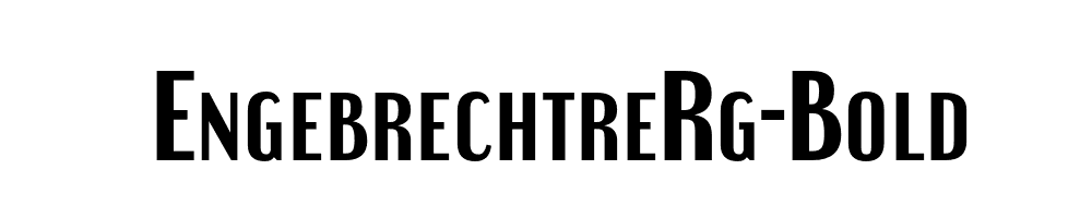 EngebrechtreRg-Bold