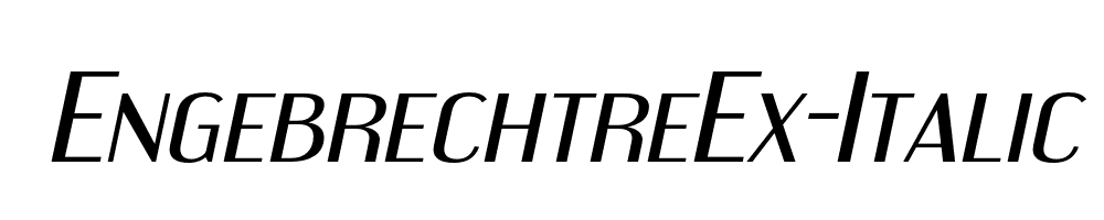 EngebrechtreEx-Italic