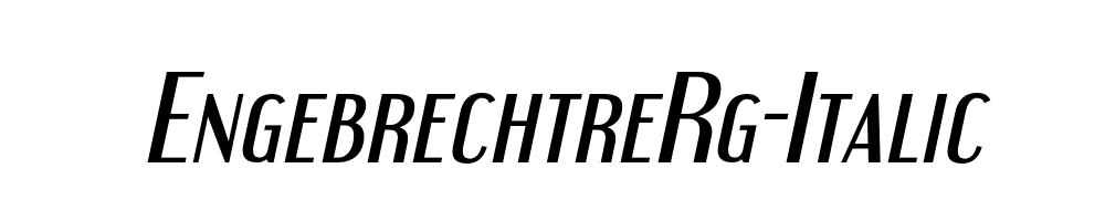 EngebrechtreRg-Italic