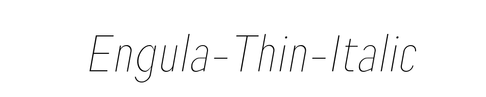 Engula-Thin-Italic