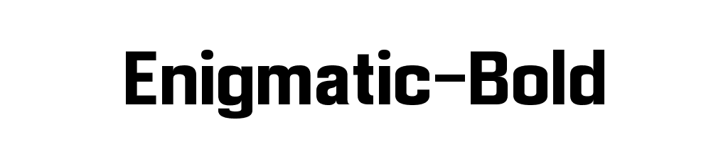 Enigmatic-Bold