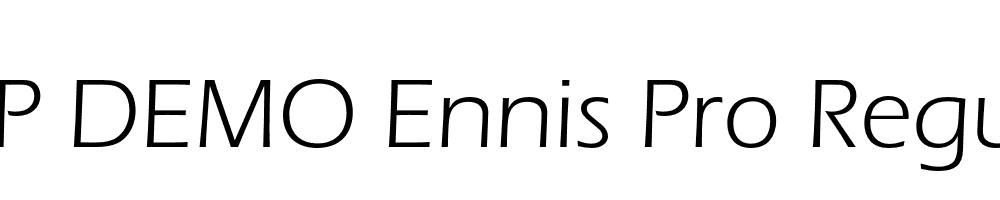 FSP DEMO Ennis Pro Regular