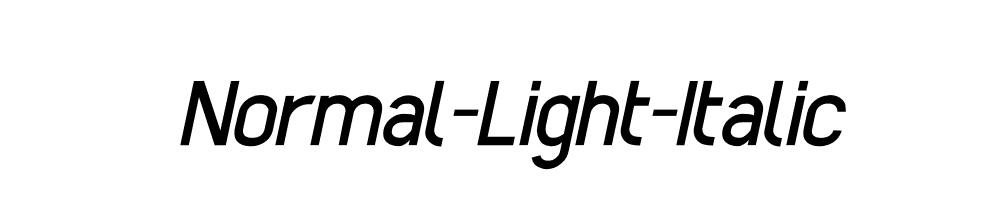 Normal-Light-Italic