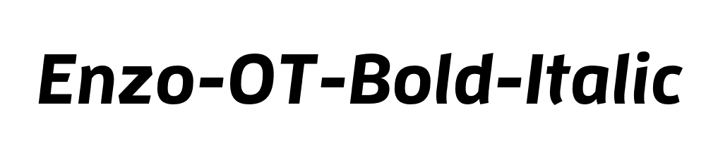 Enzo-OT-Bold-Italic