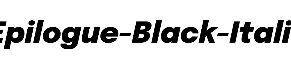 Epilogue-Black-Italic