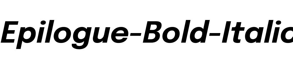 Epilogue-Bold-Italic