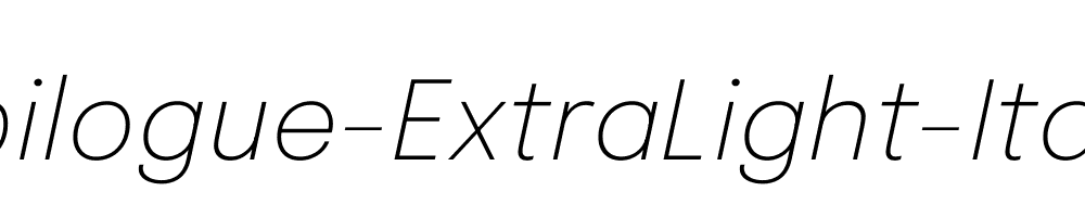 Epilogue-ExtraLight-Italic