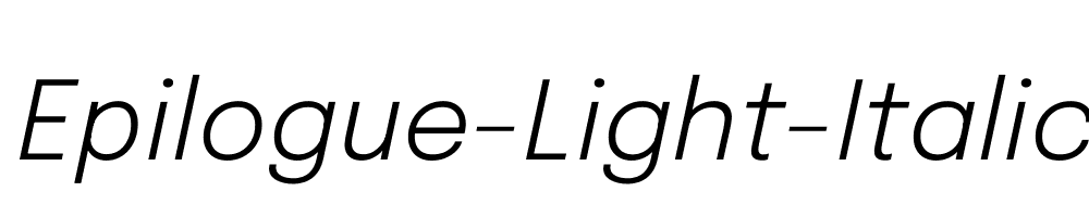 Epilogue-Light-Italic