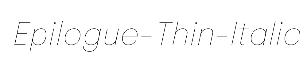 Epilogue-Thin-Italic