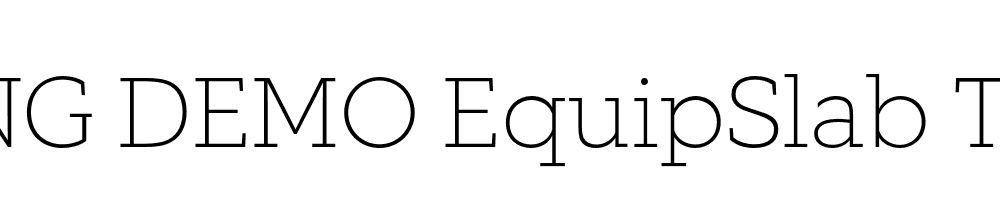  DEMO EquipSlab Thin Regular