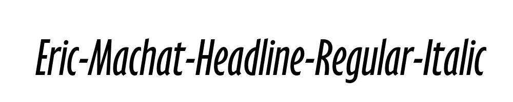 Eric-Machat-Headline-Regular-Italic