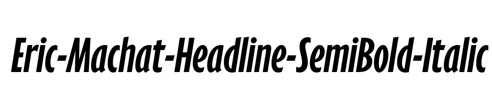 Eric-Machat-Headline-SemiBold-Italic