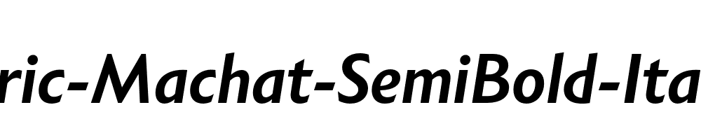 Eric-Machat-SemiBold-Italic