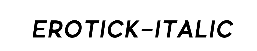 Erotick-Italic