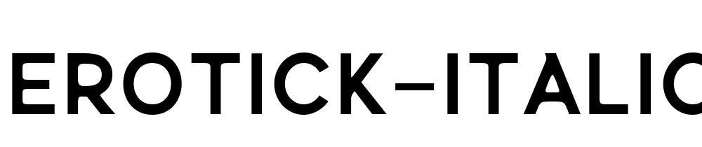 Erotick Italic