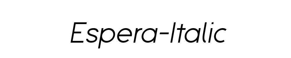 Espera-Italic