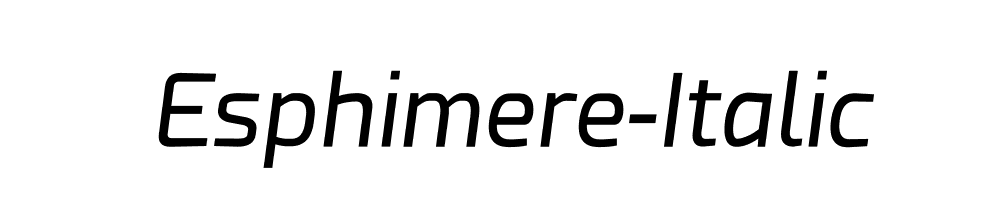 Esphimere-Italic