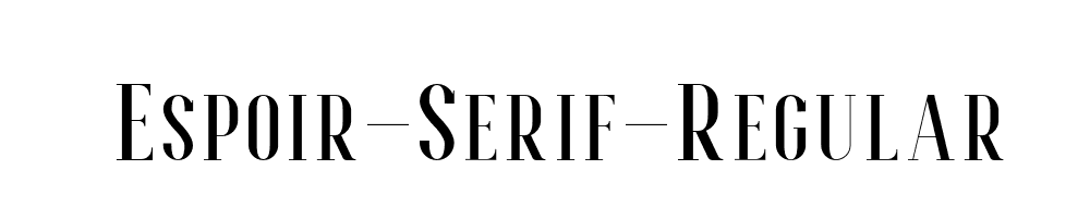 Espoir-Serif-Regular