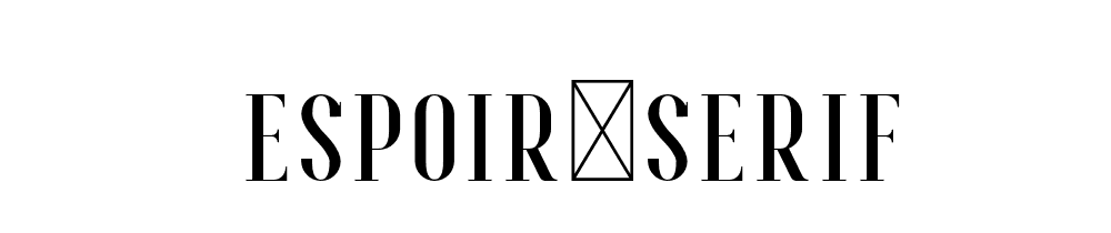 Espoir Serif